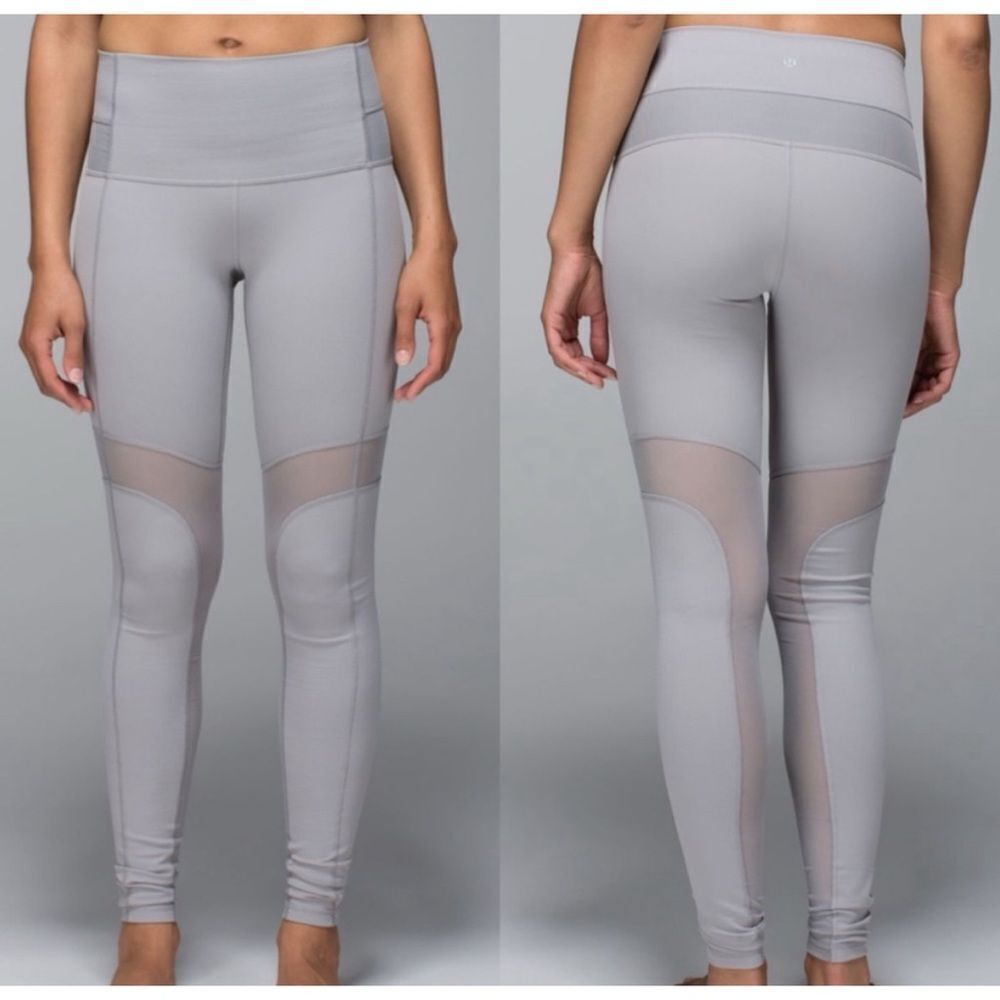 Lululemon Breathe Easy Leggings in Ambient Grey Size 2